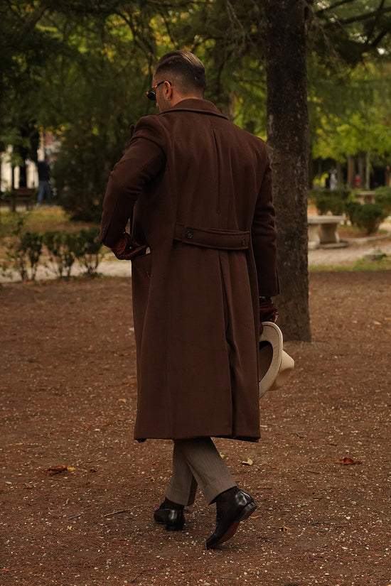 Cappotto Raglan Testa di moro
