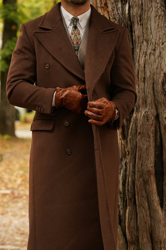Cappotto Raglan Testa di moro