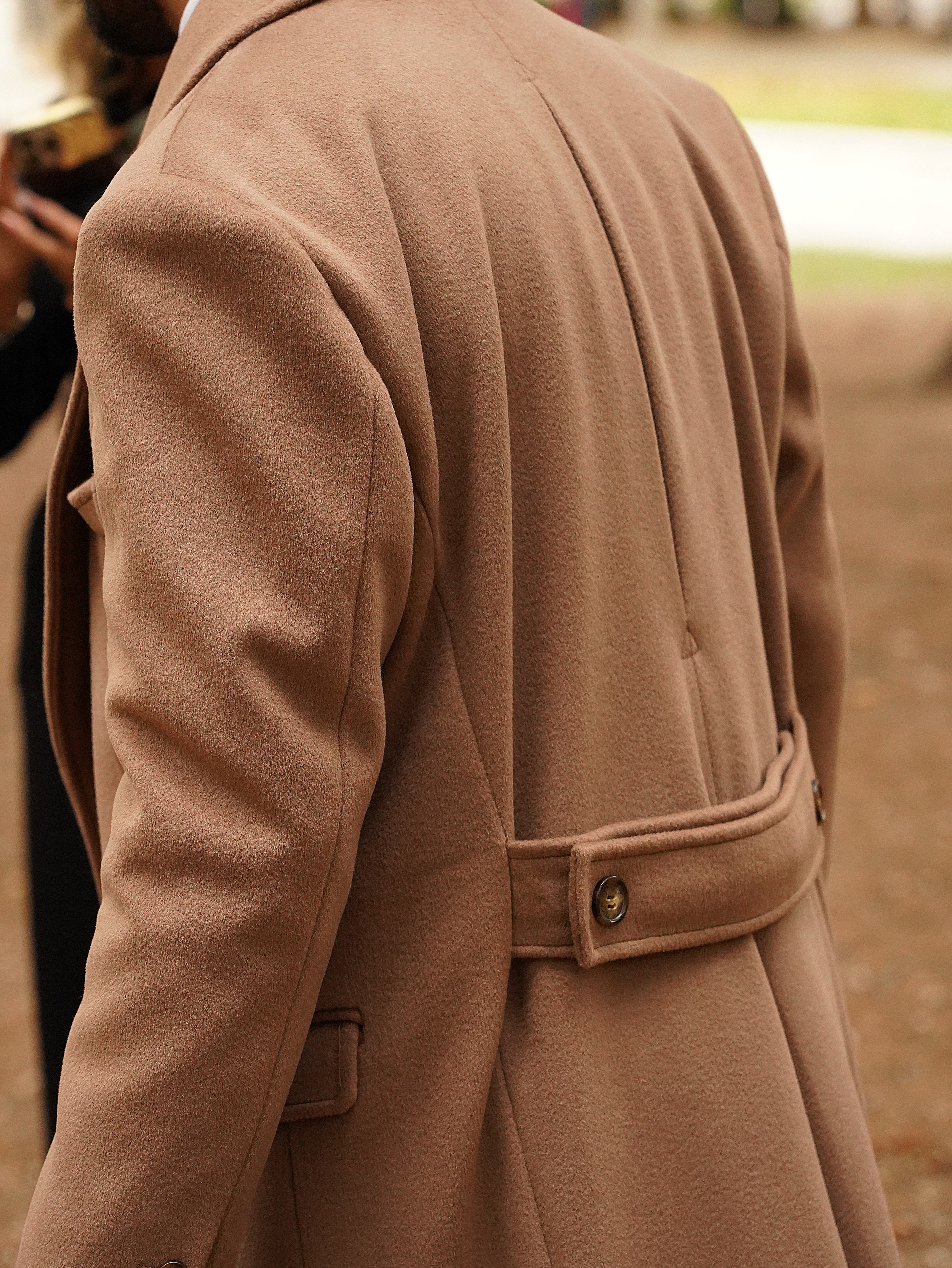 Cappotto Raglan Cammello