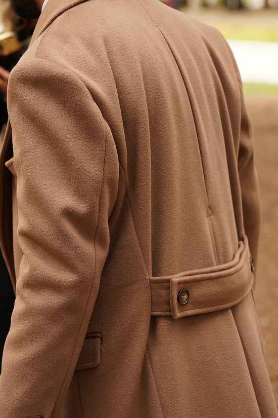 Cappotto Raglan Cammello