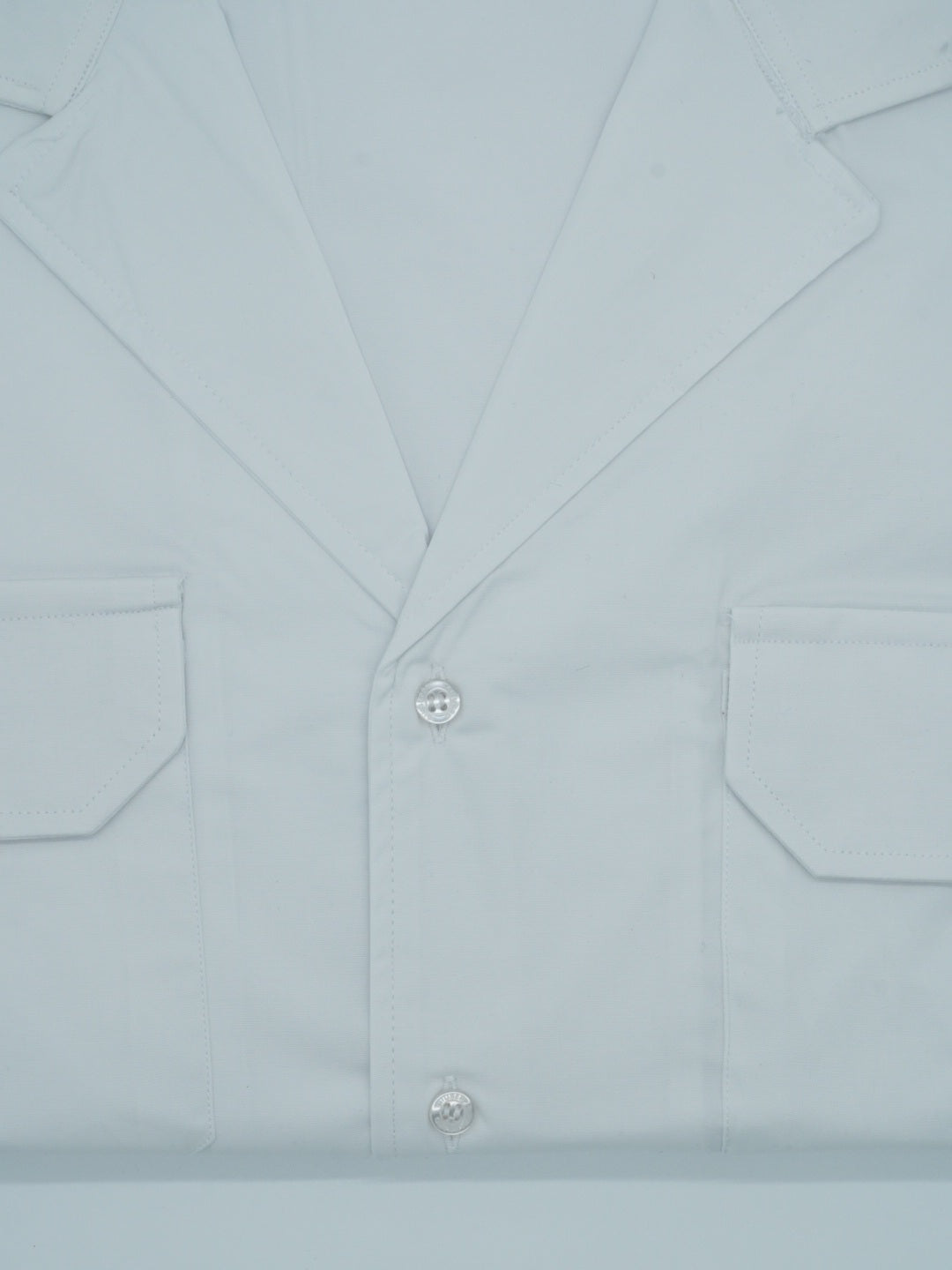 Camicia collo cubano con tasche bianca