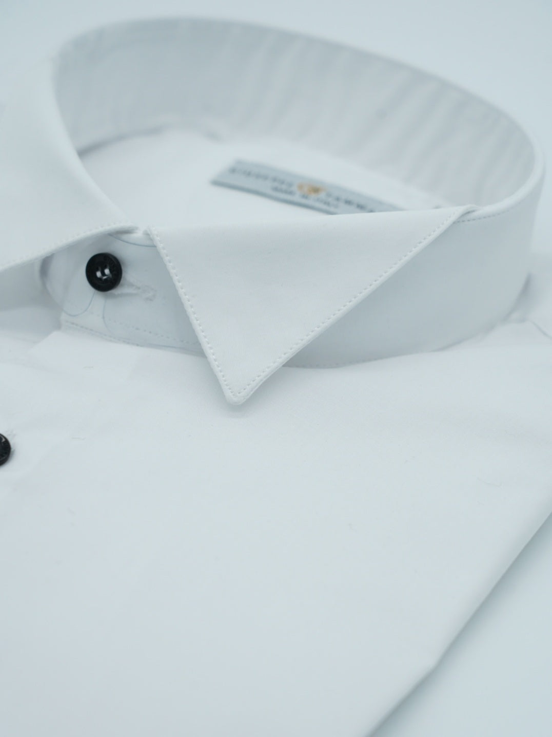 Camicia collo diplomatico bianca