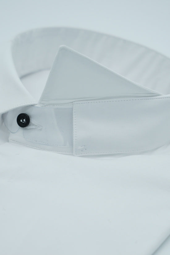 Camicia collo diplomatico bianca