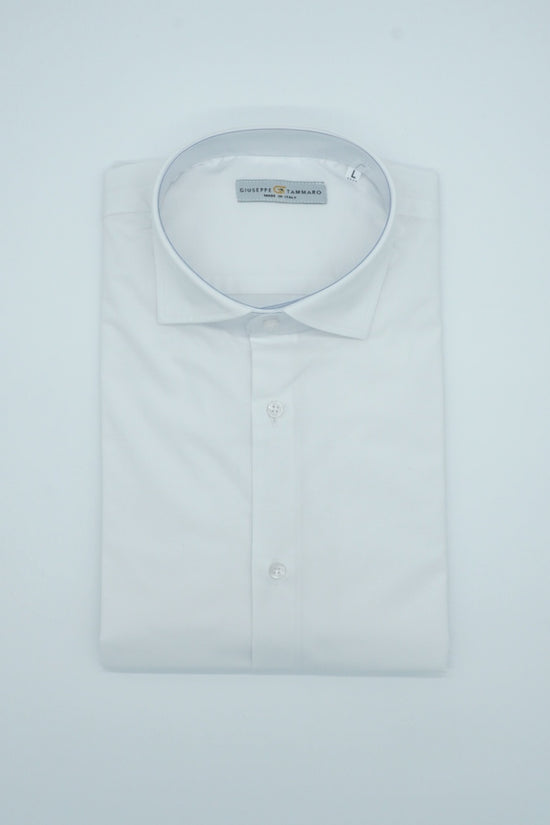 Camicia collo francese bianca