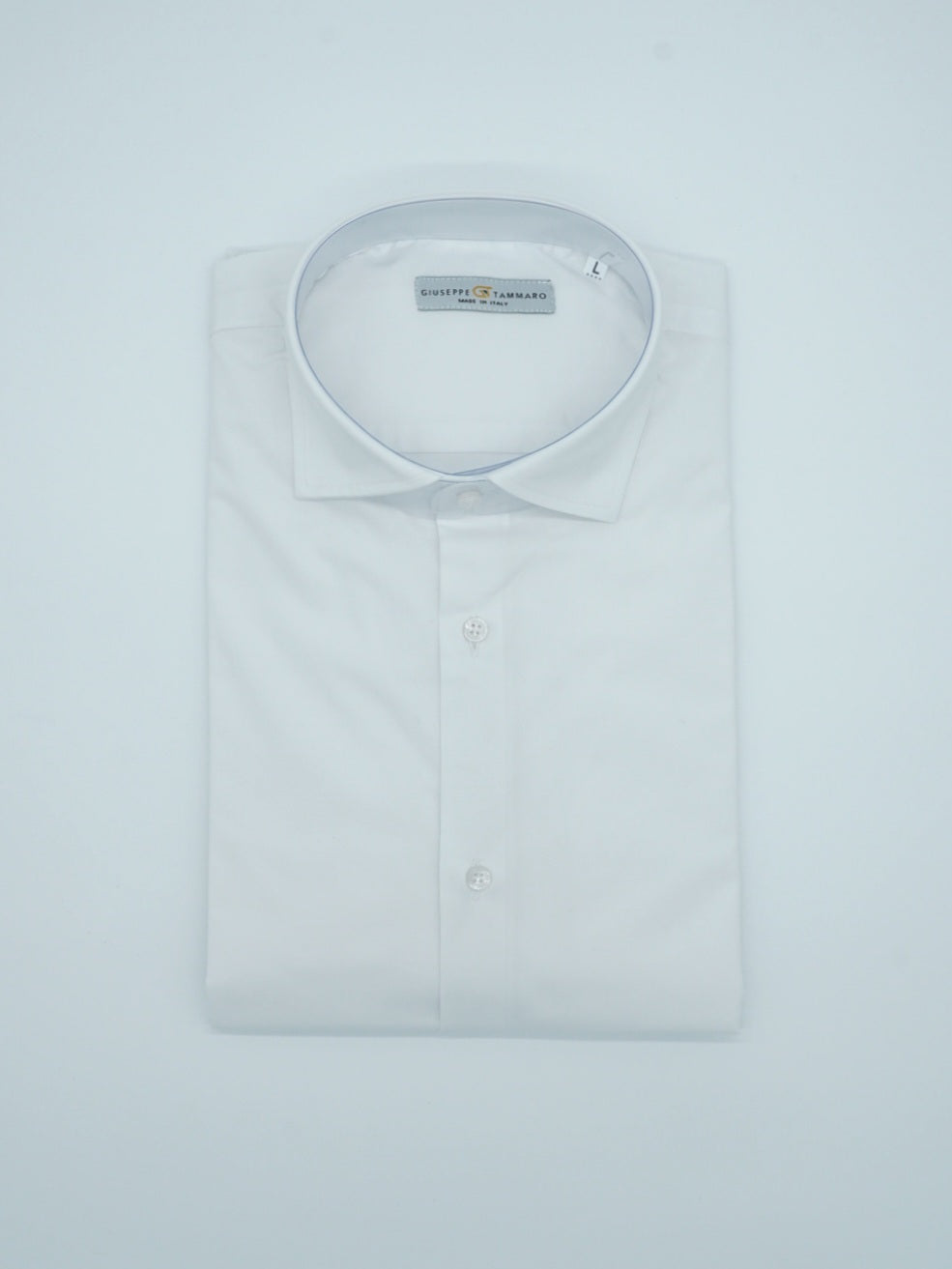 Camicia collo francese bianca