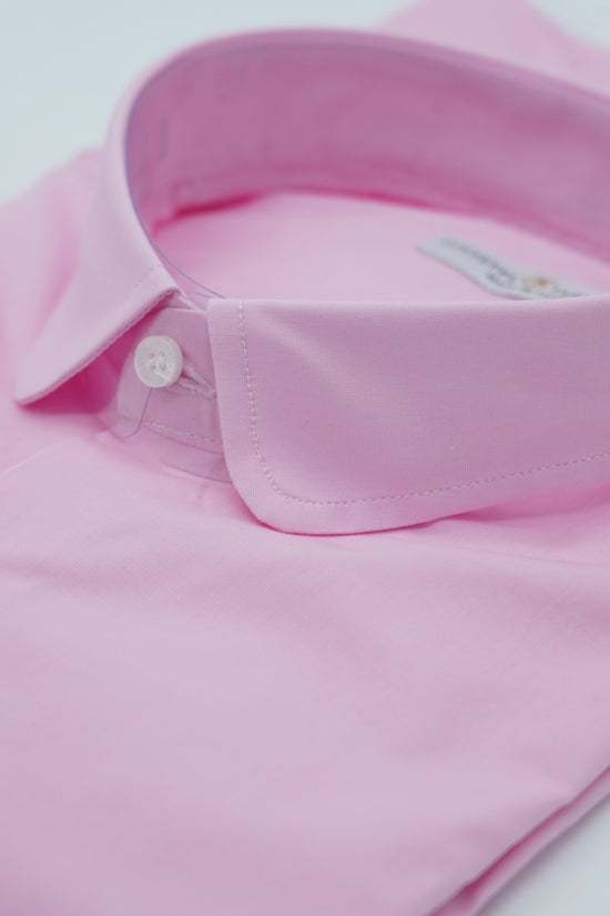 Camicia collo club rosa