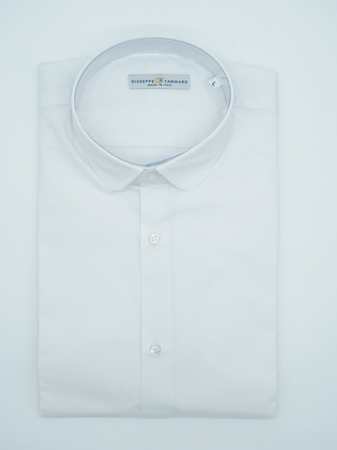 Camicia collo club bianca