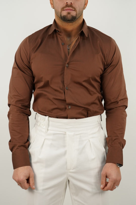 Camicia collo club sigaro