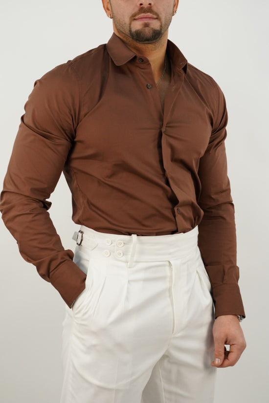 Camicia collo club sigaro