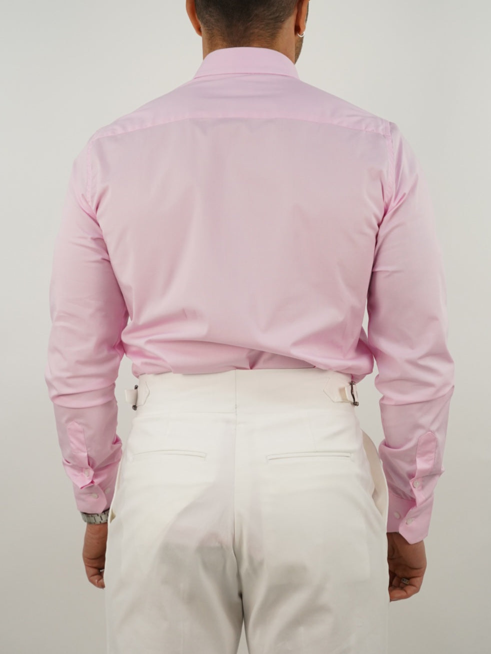 Camicia collo club rosa