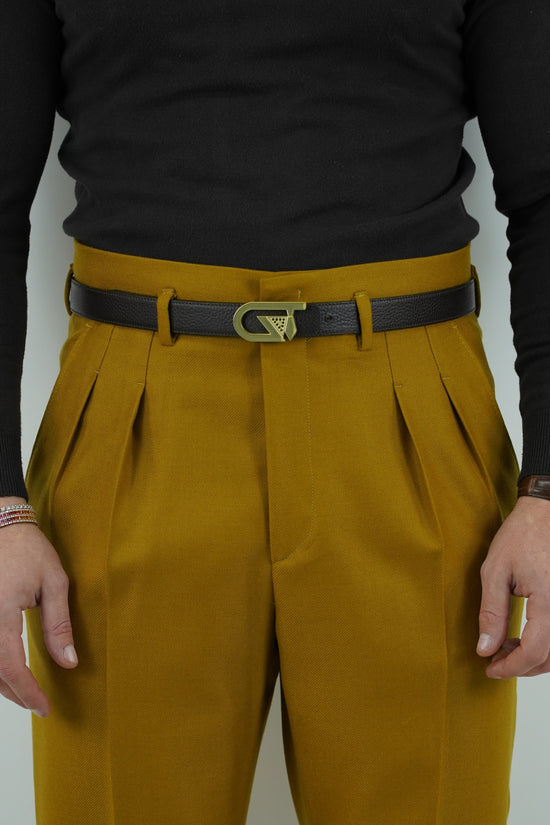 Gurkha senape diagonale con passanti