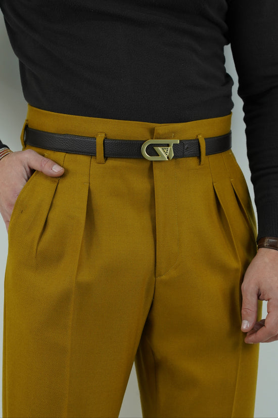 Gurkha senape diagonale con passanti