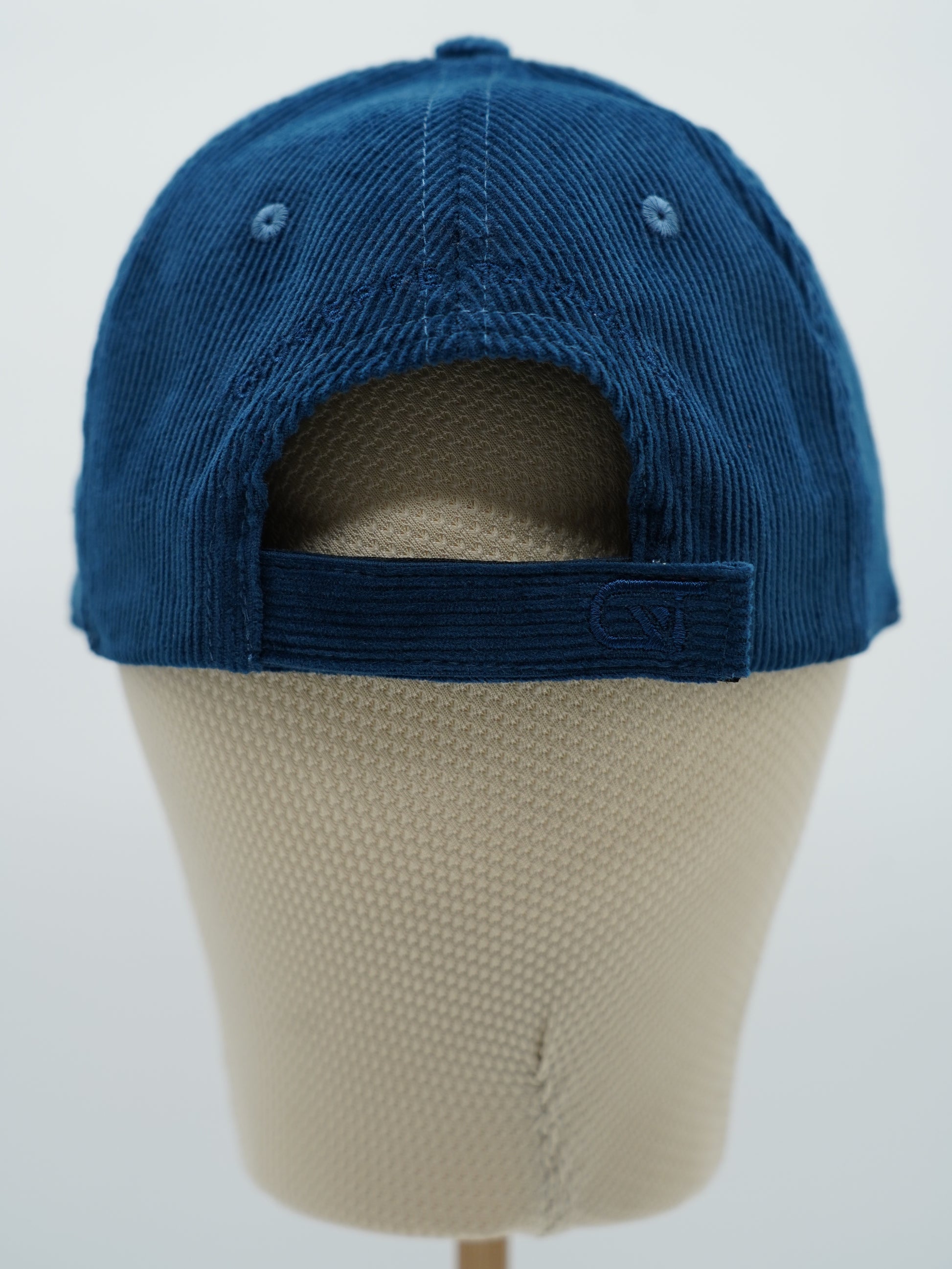 Cappello da baseball GT in velluto a coste blu