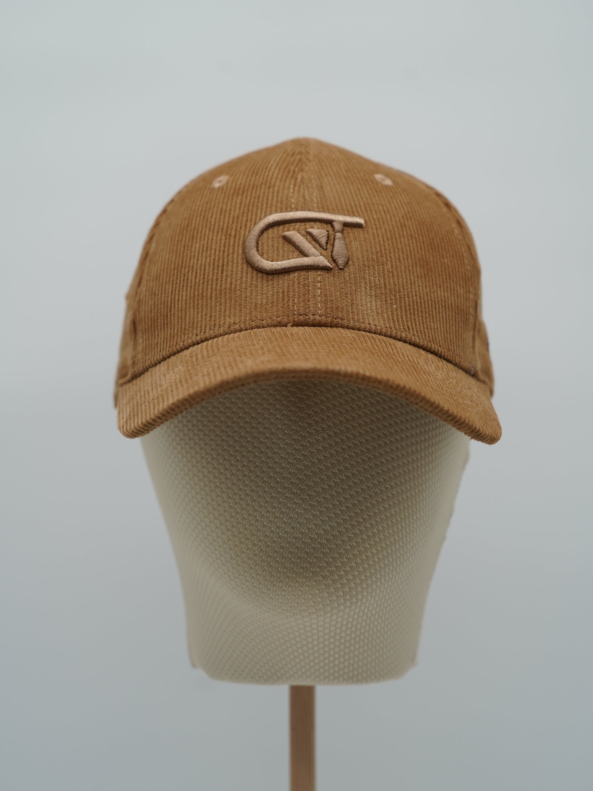 Cappello da baseball GT in velluto a coste cammello