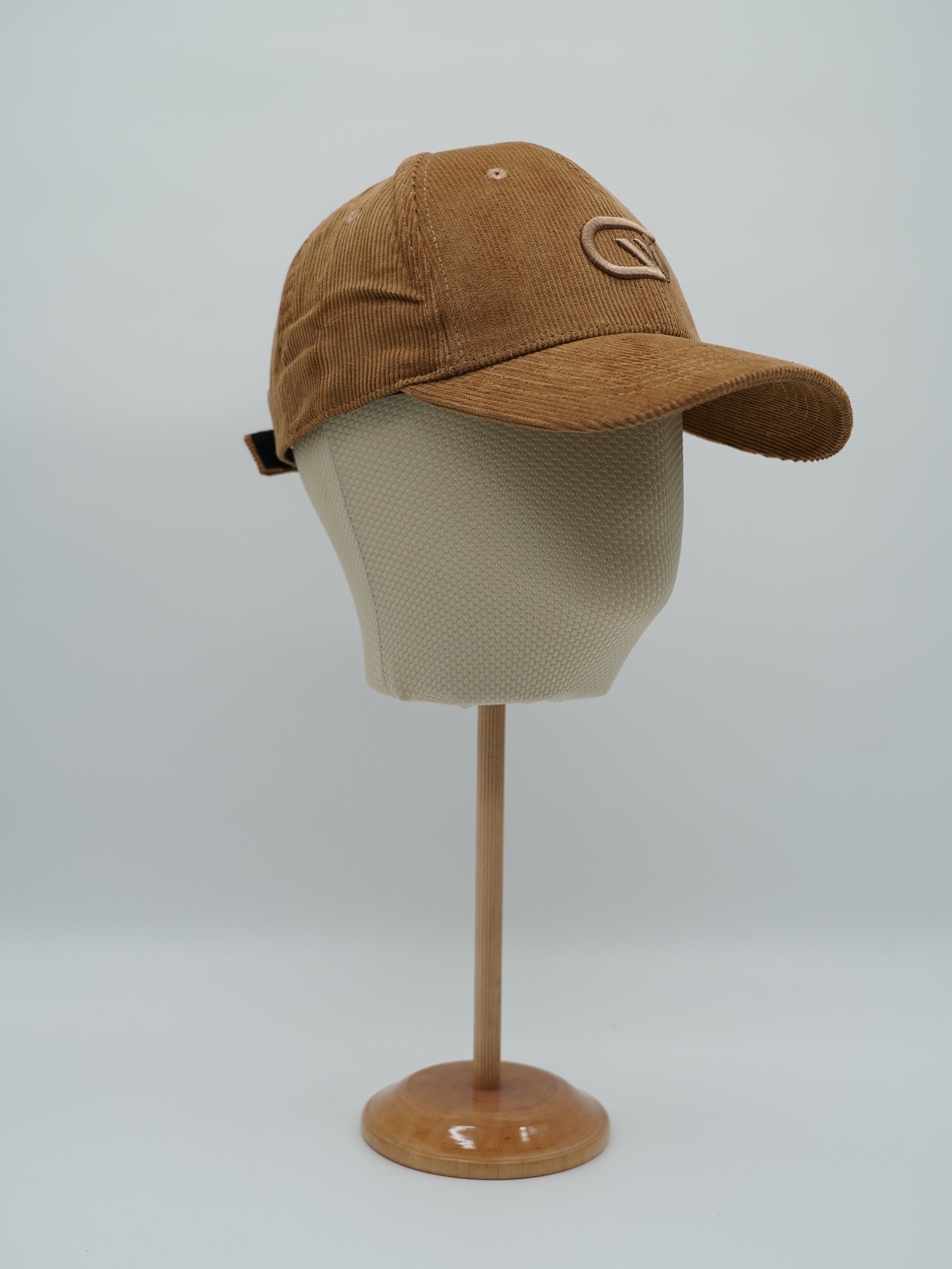 Cappello da baseball GT in velluto a coste cammello