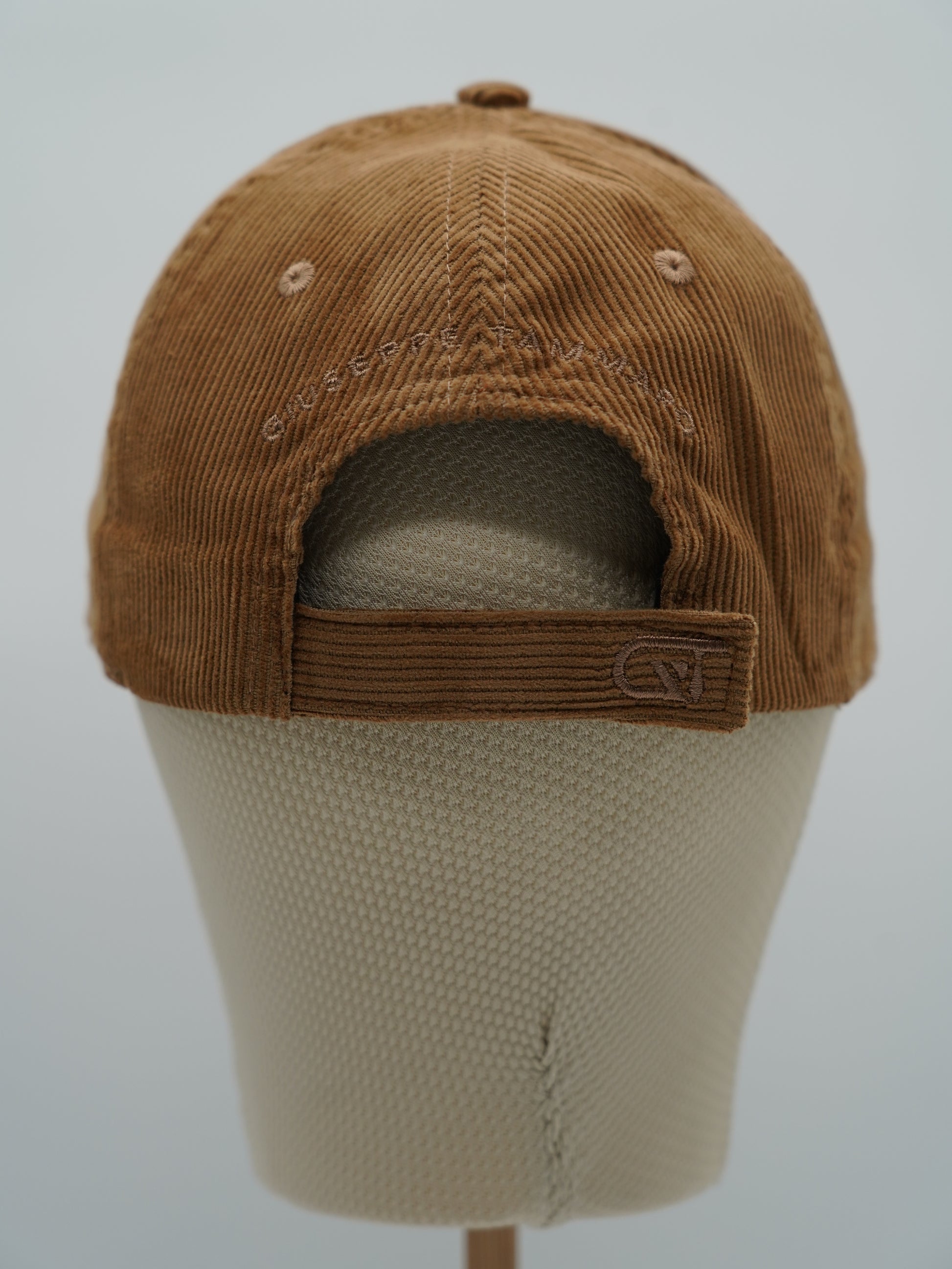 Cappello da baseball GT in velluto a coste cammello
