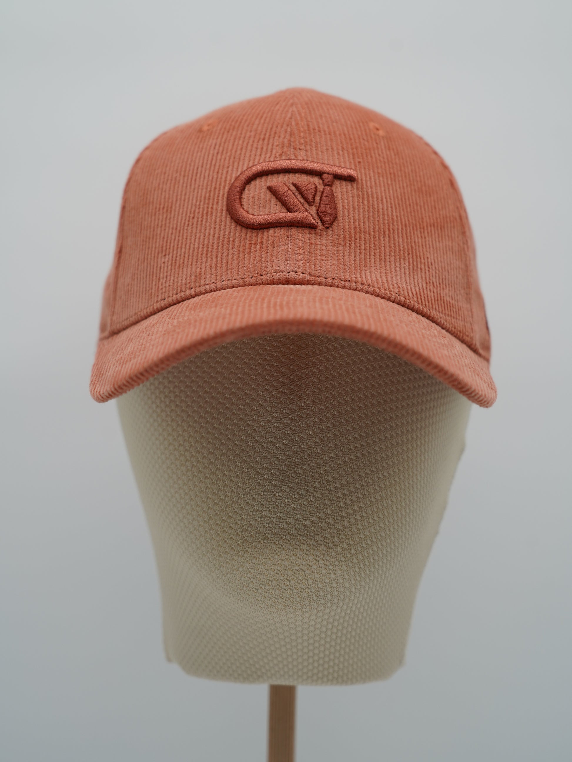 Cappello da baseball GT in velluto a coste salmone