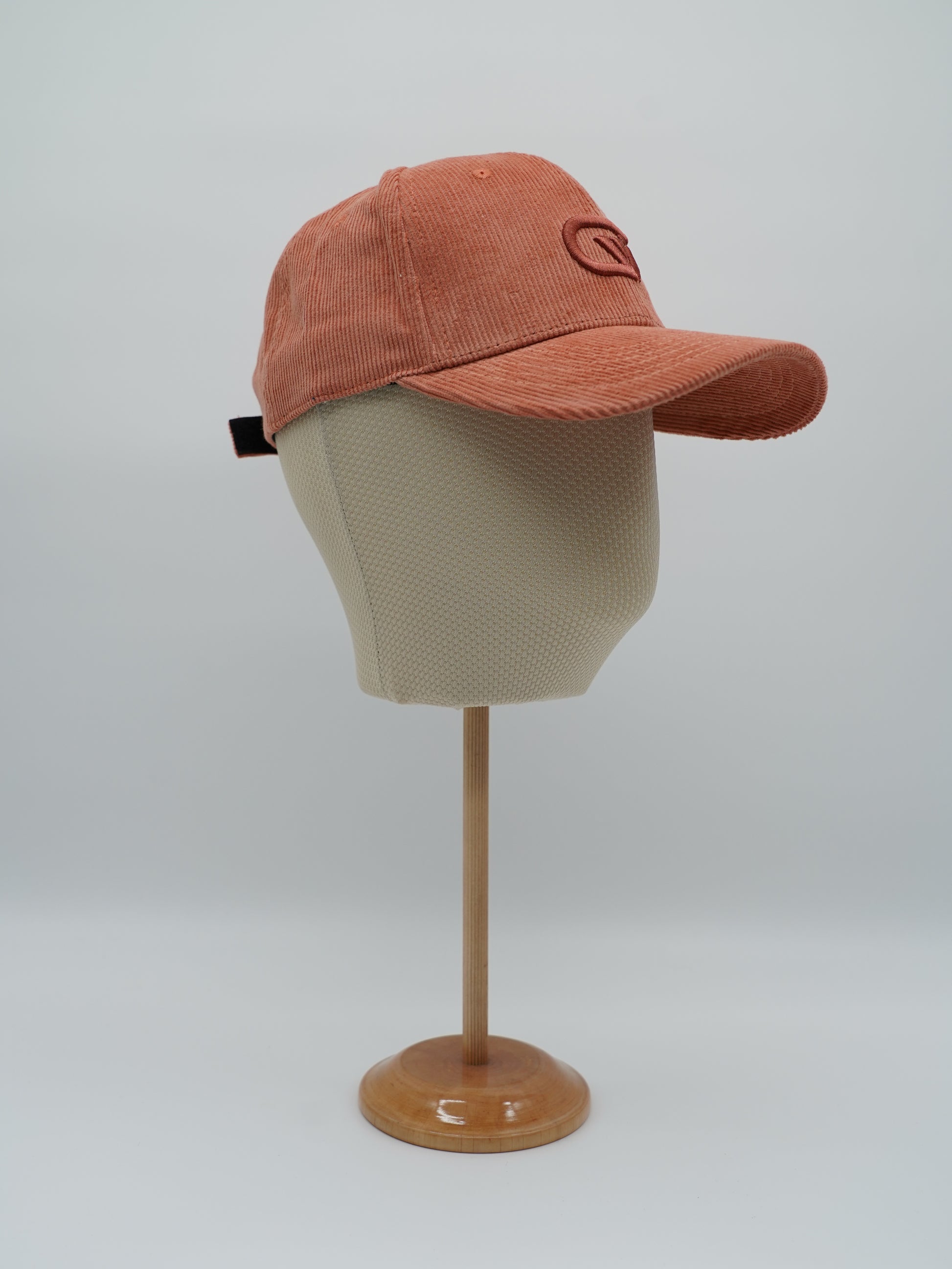 Cappello da baseball GT in velluto a coste salmone