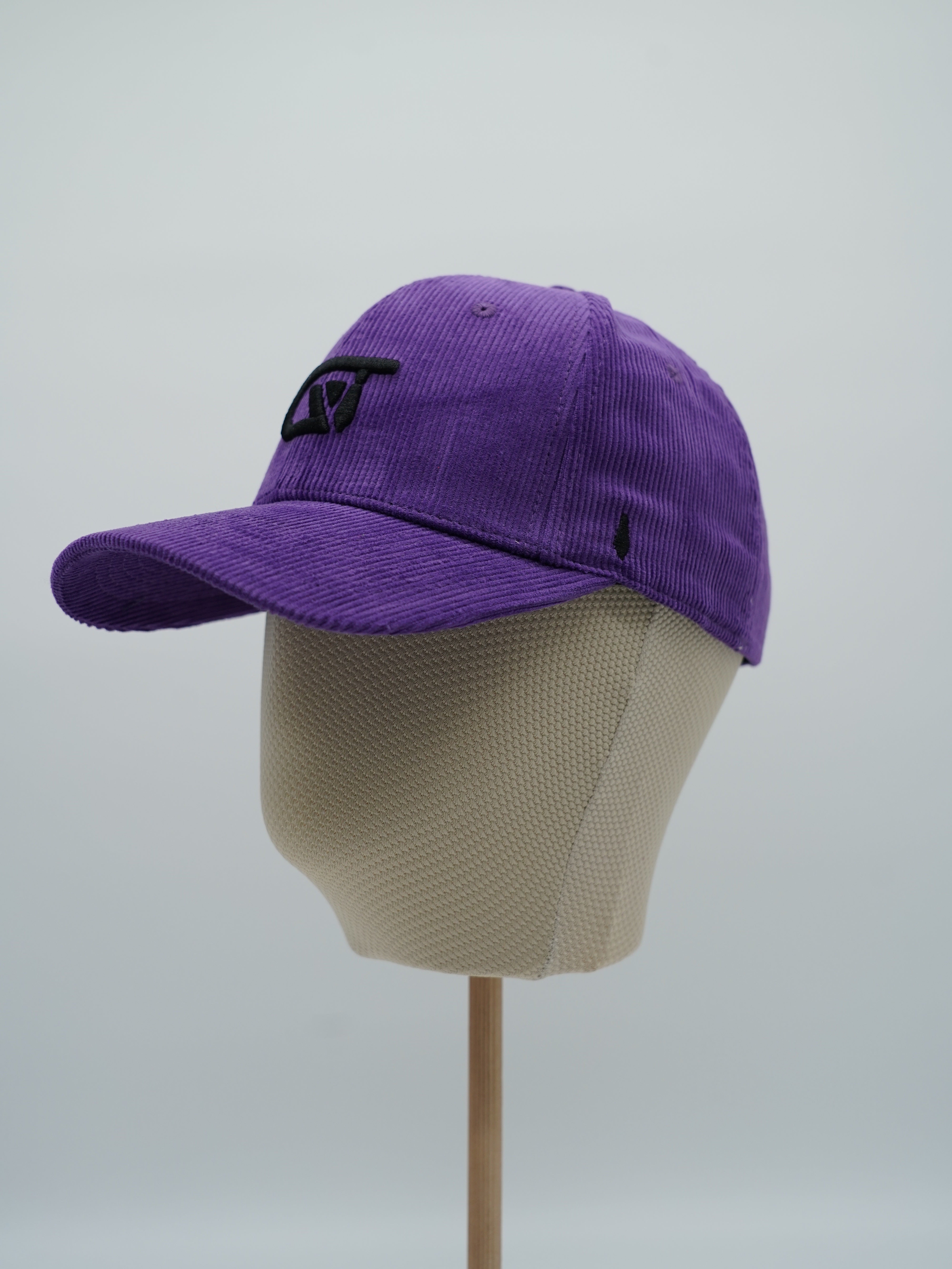 Cappello da baseball GT in velluto a coste viola