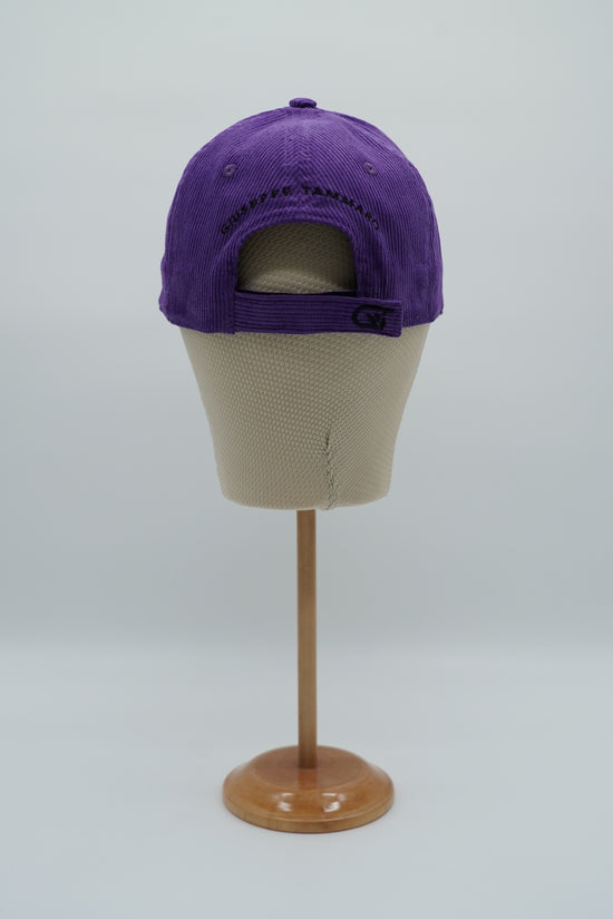 Cappello da baseball GT in velluto a coste viola