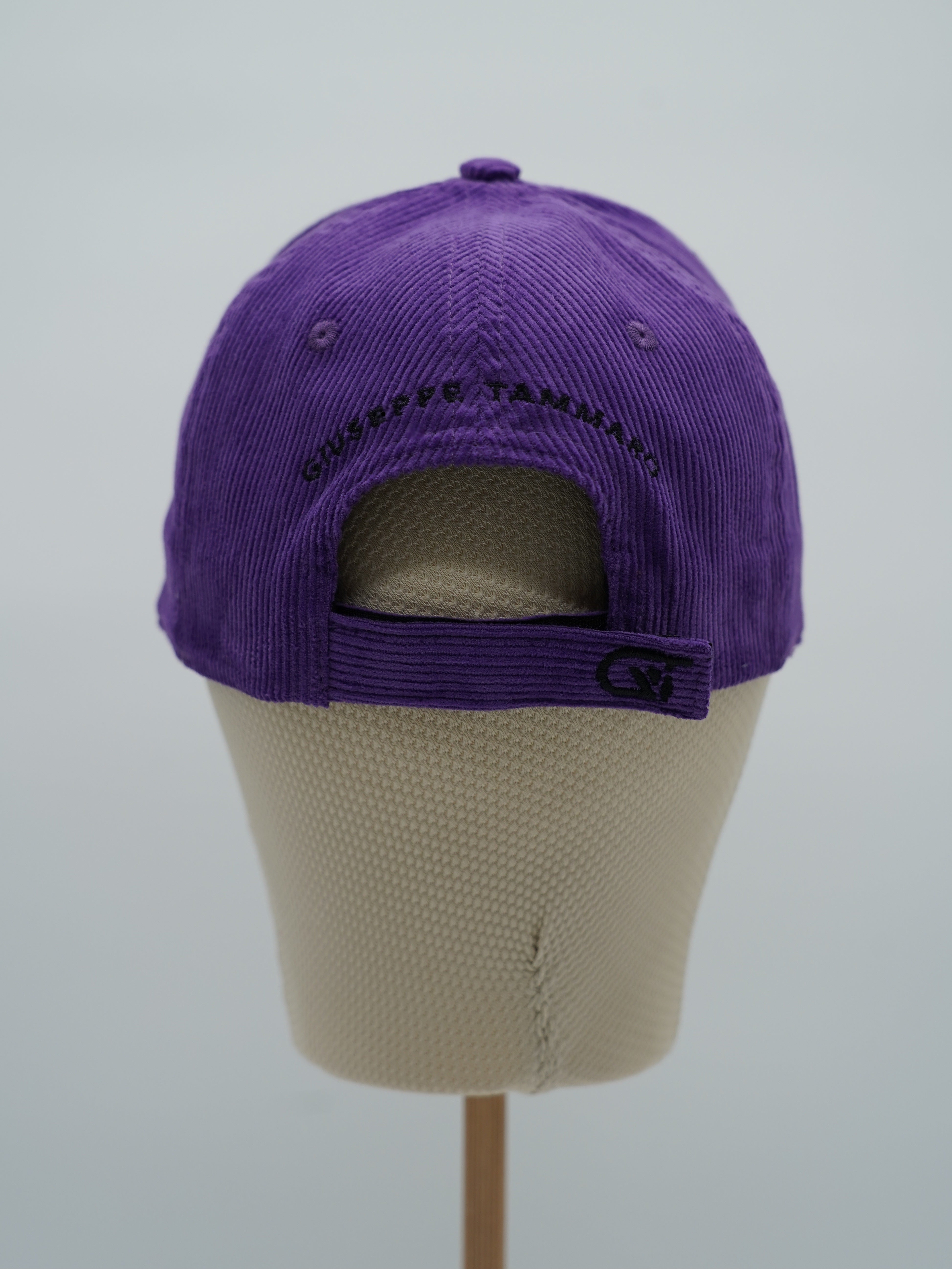 Cappello da baseball GT in velluto a coste viola