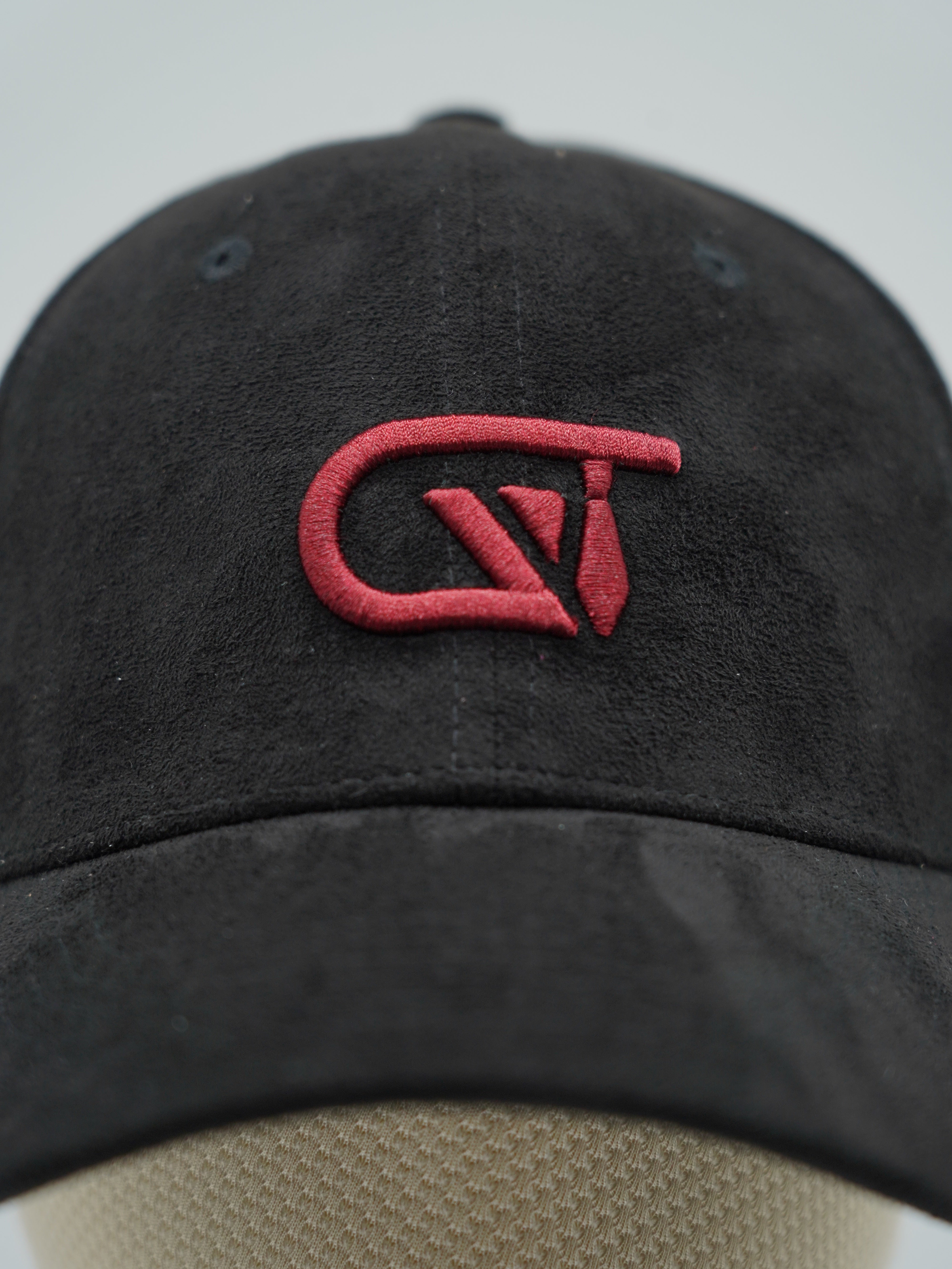 Cappello da baseball GT in camoscio nero