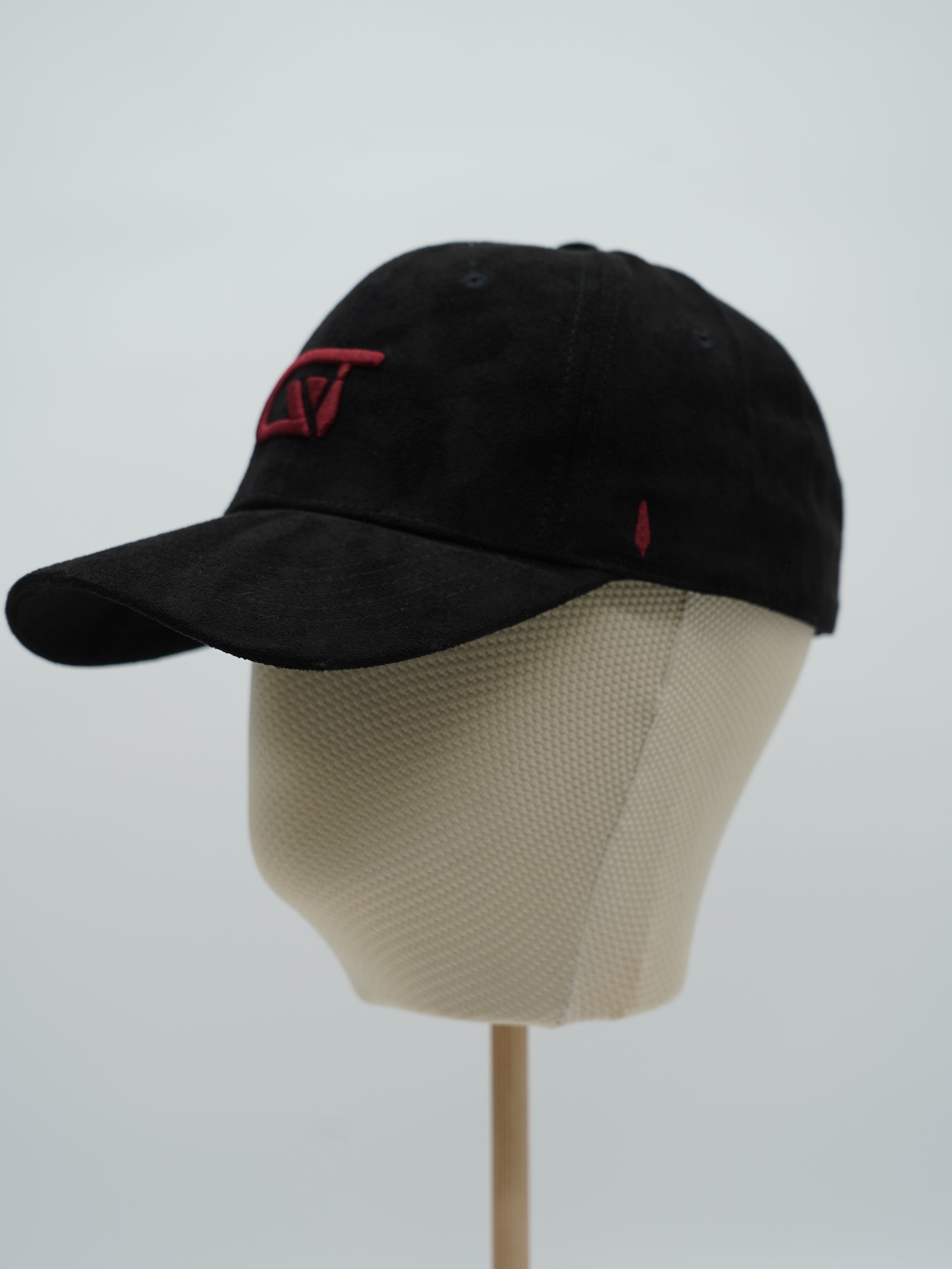Cappello da baseball GT in camoscio nero