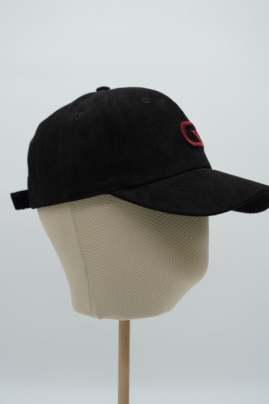 Cappello da baseball GT in camoscio nero