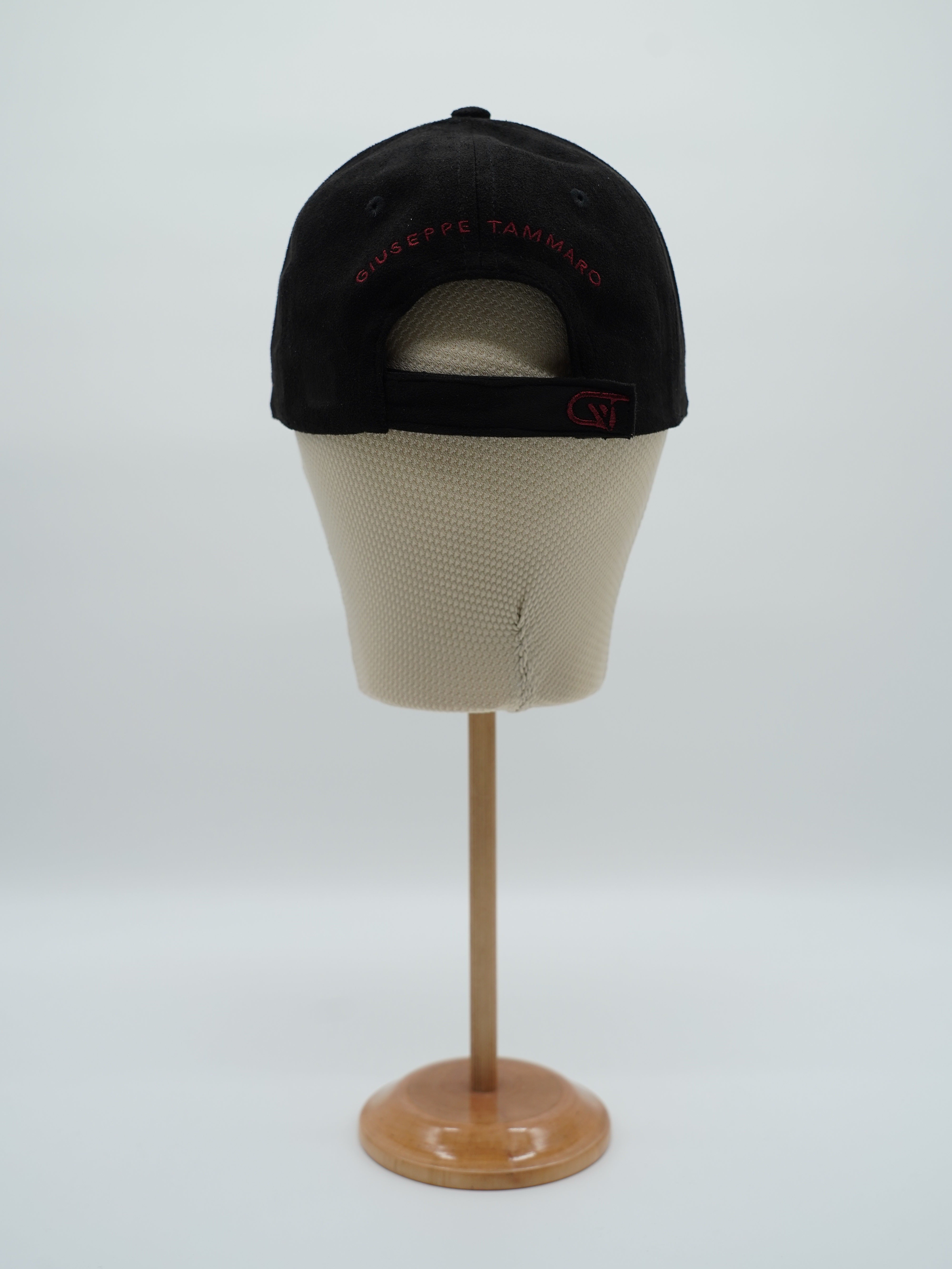 Cappello da baseball GT in camoscio nero