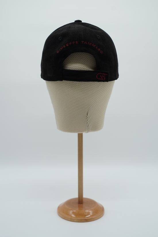 Cappello da baseball GT in camoscio nero