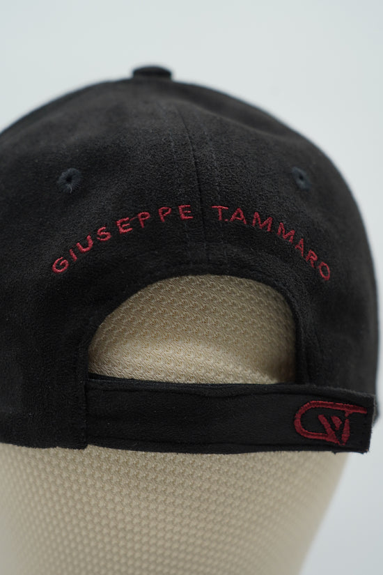Cappello da baseball GT in camoscio nero