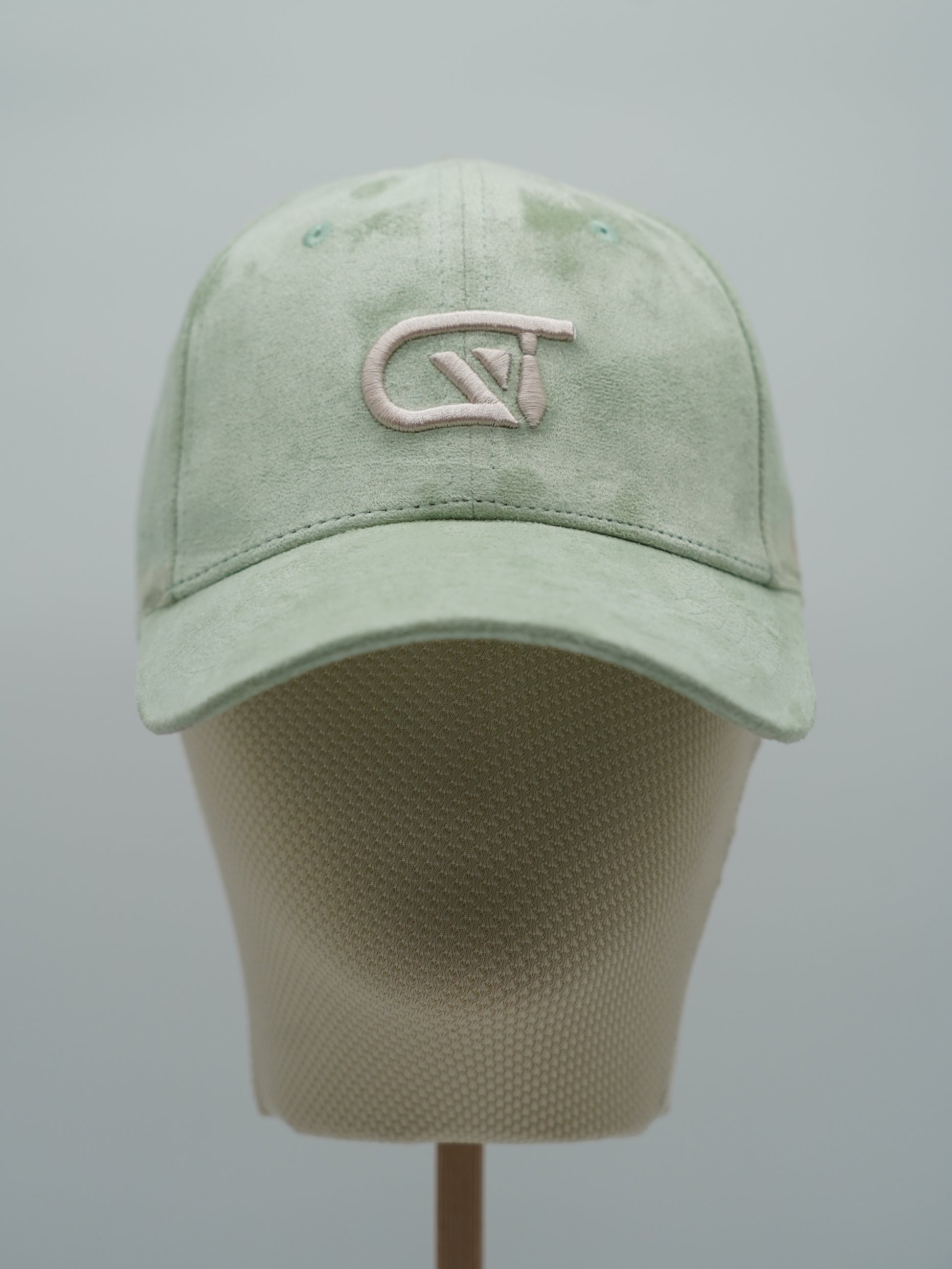 Cappello da baseball GT in camoscio verde tiffany
