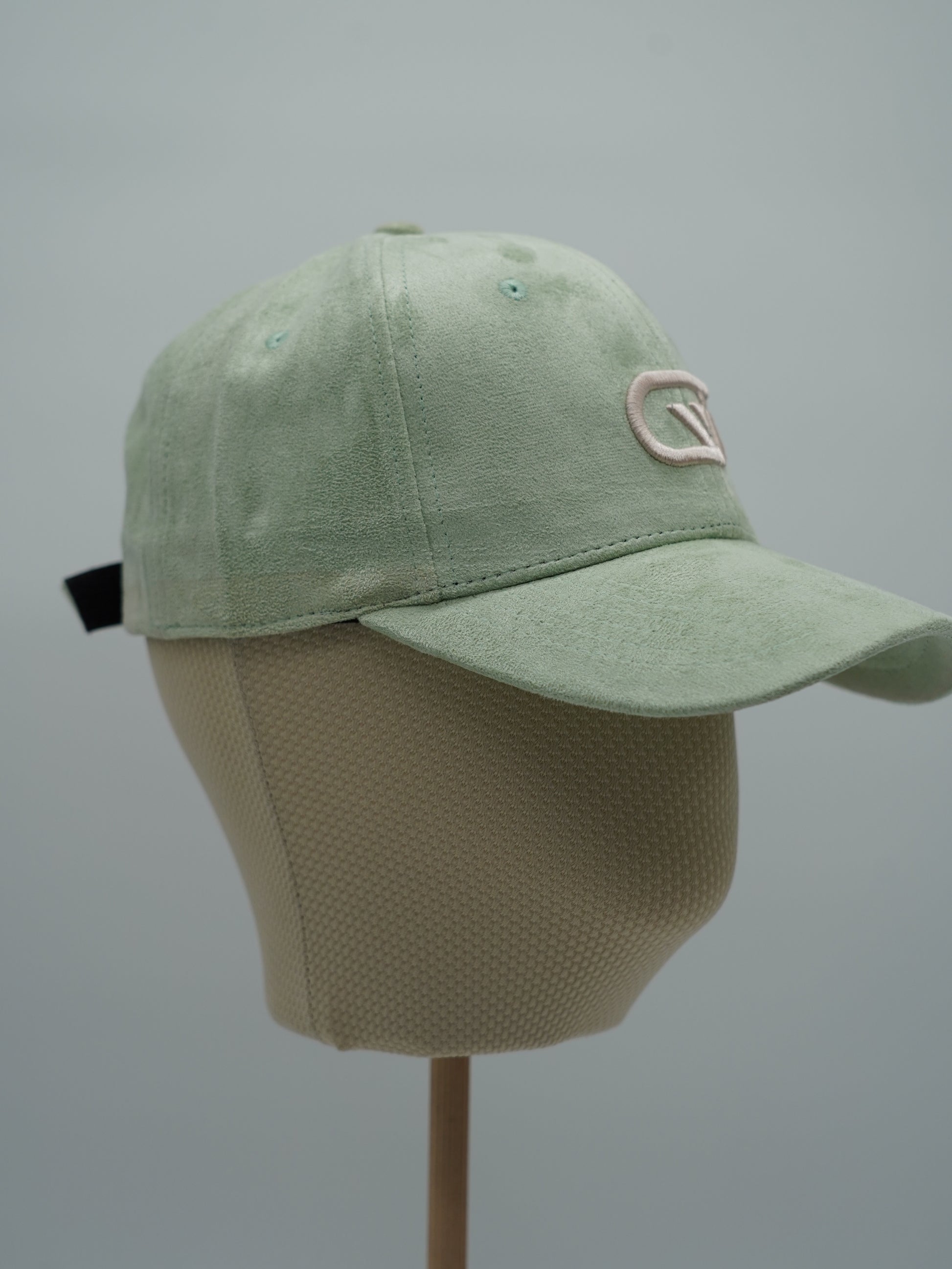 Cappello da baseball GT in camoscio verde tiffany