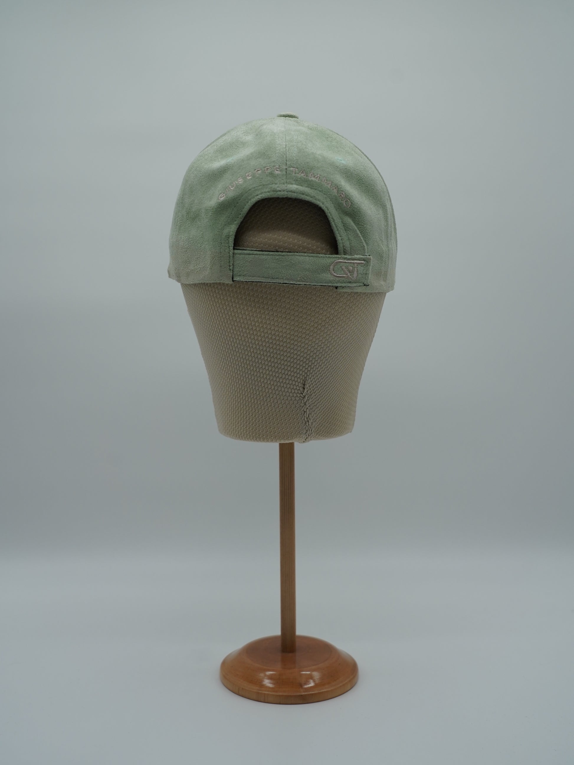 Cappello da baseball GT in camoscio verde tiffany