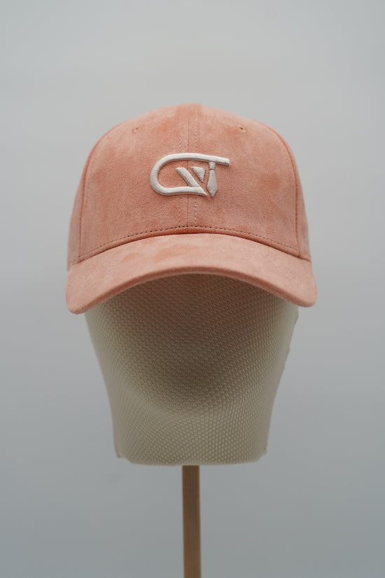 Cappello da baseball GT in camoscio salmone