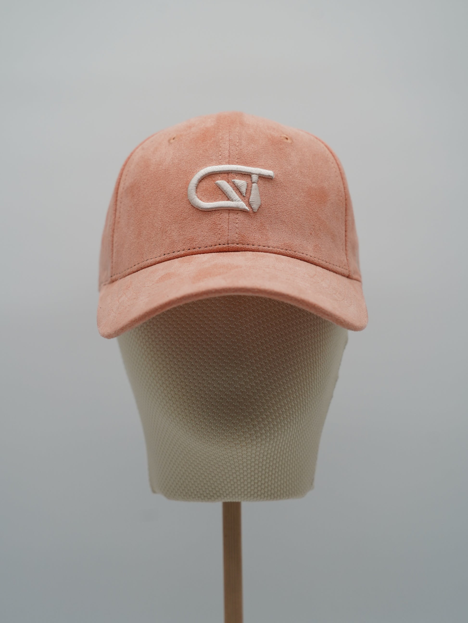 Cappello da baseball GT in camoscio salmone