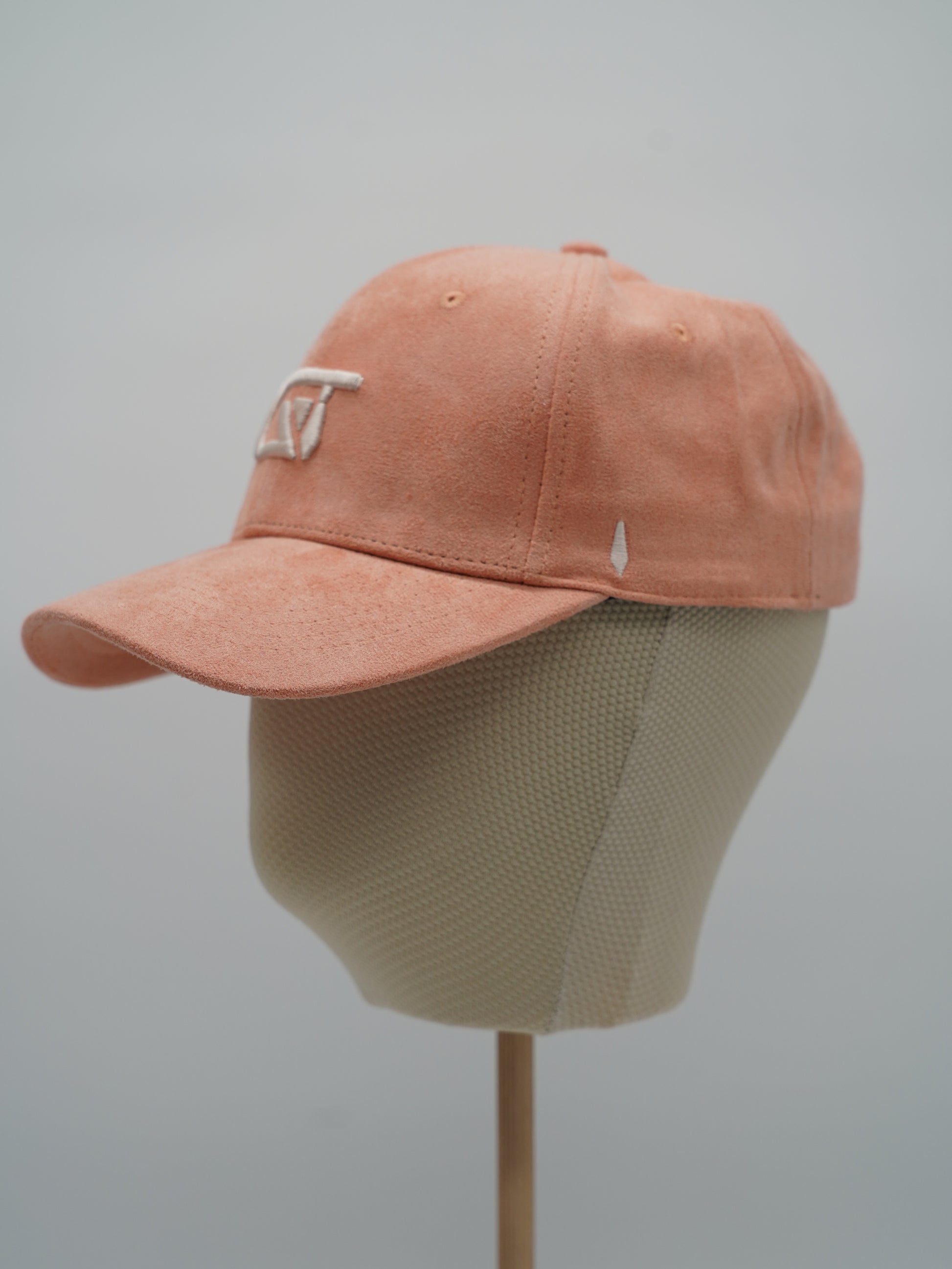Cappello da baseball GT in camoscio salmone