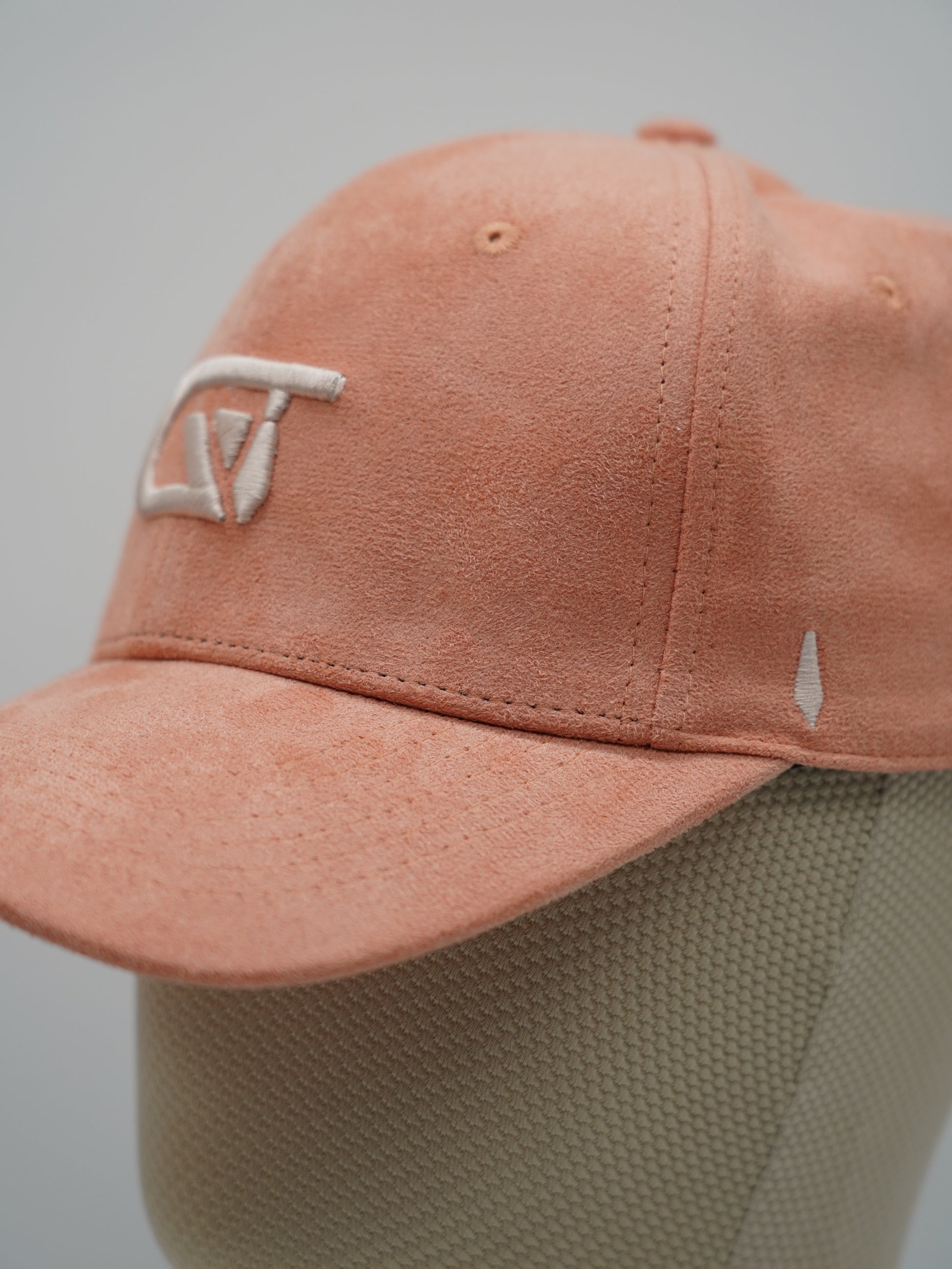 Cappello da baseball GT in camoscio salmone