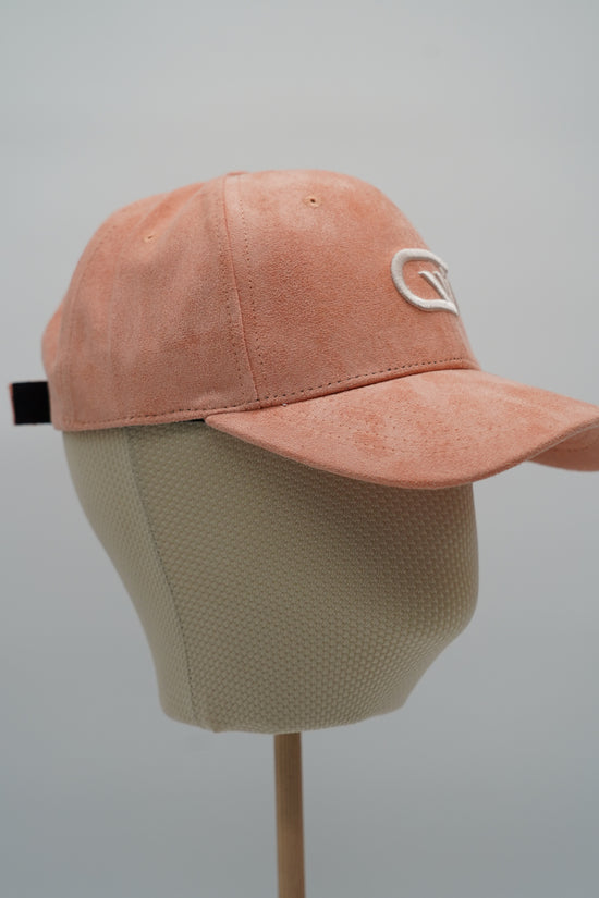 Cappello da baseball GT in camoscio salmone