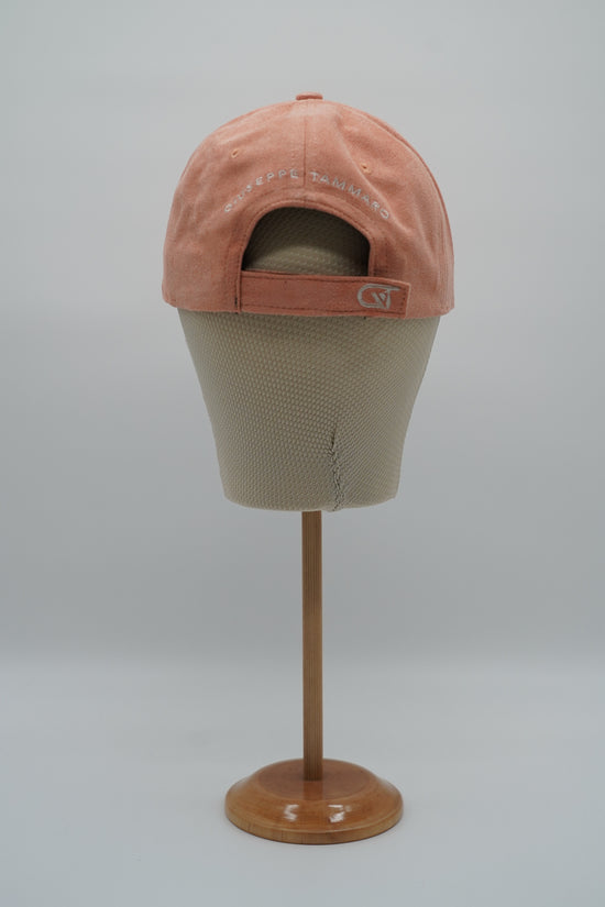 Cappello da baseball GT in camoscio salmone