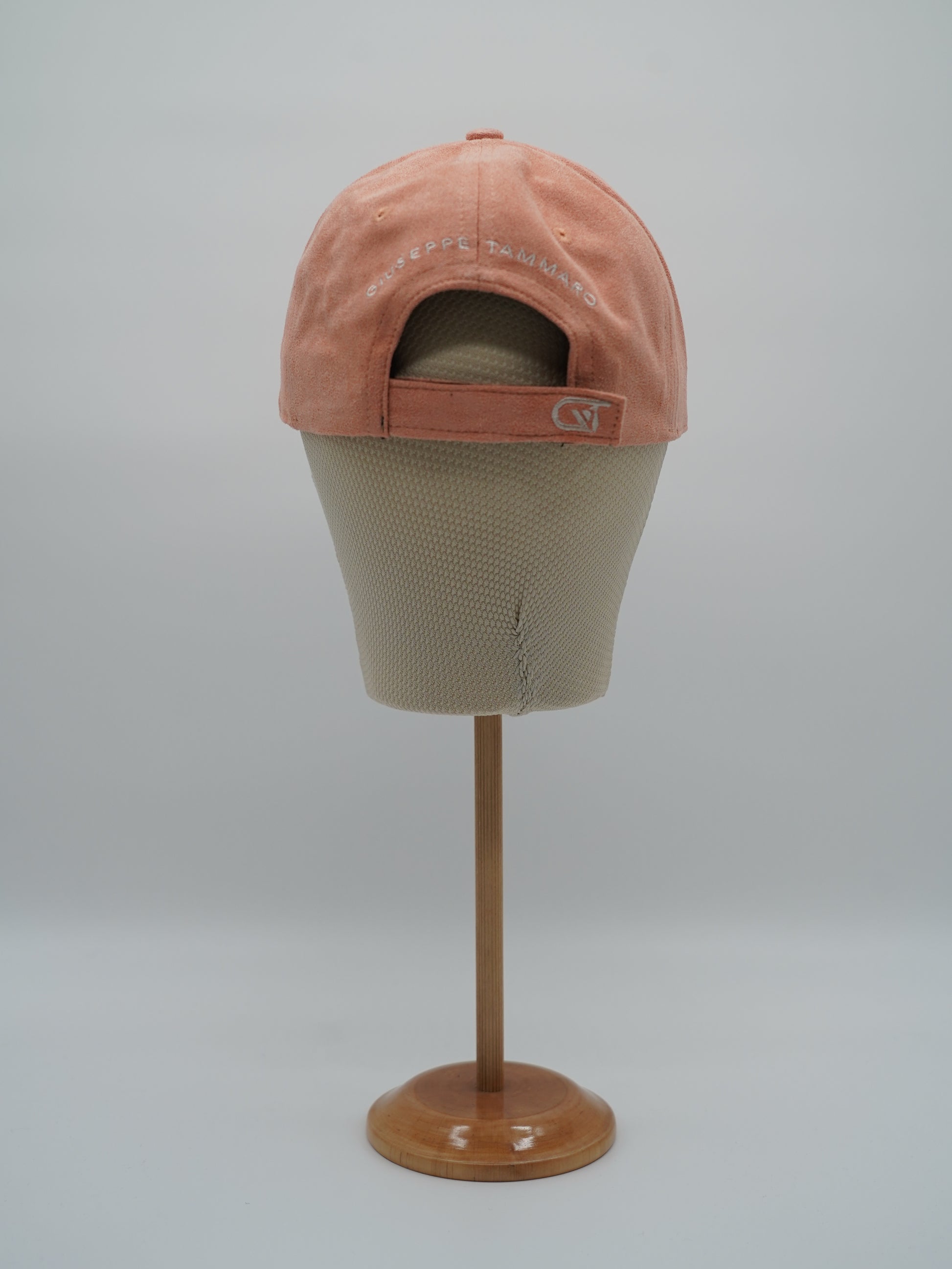Cappello da baseball GT in camoscio salmone