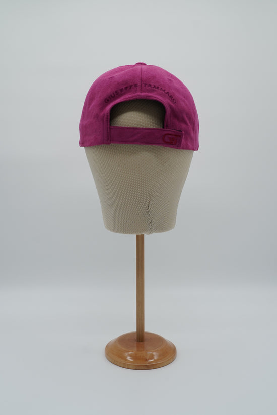Cappello da baseball GT in camoscio porpora