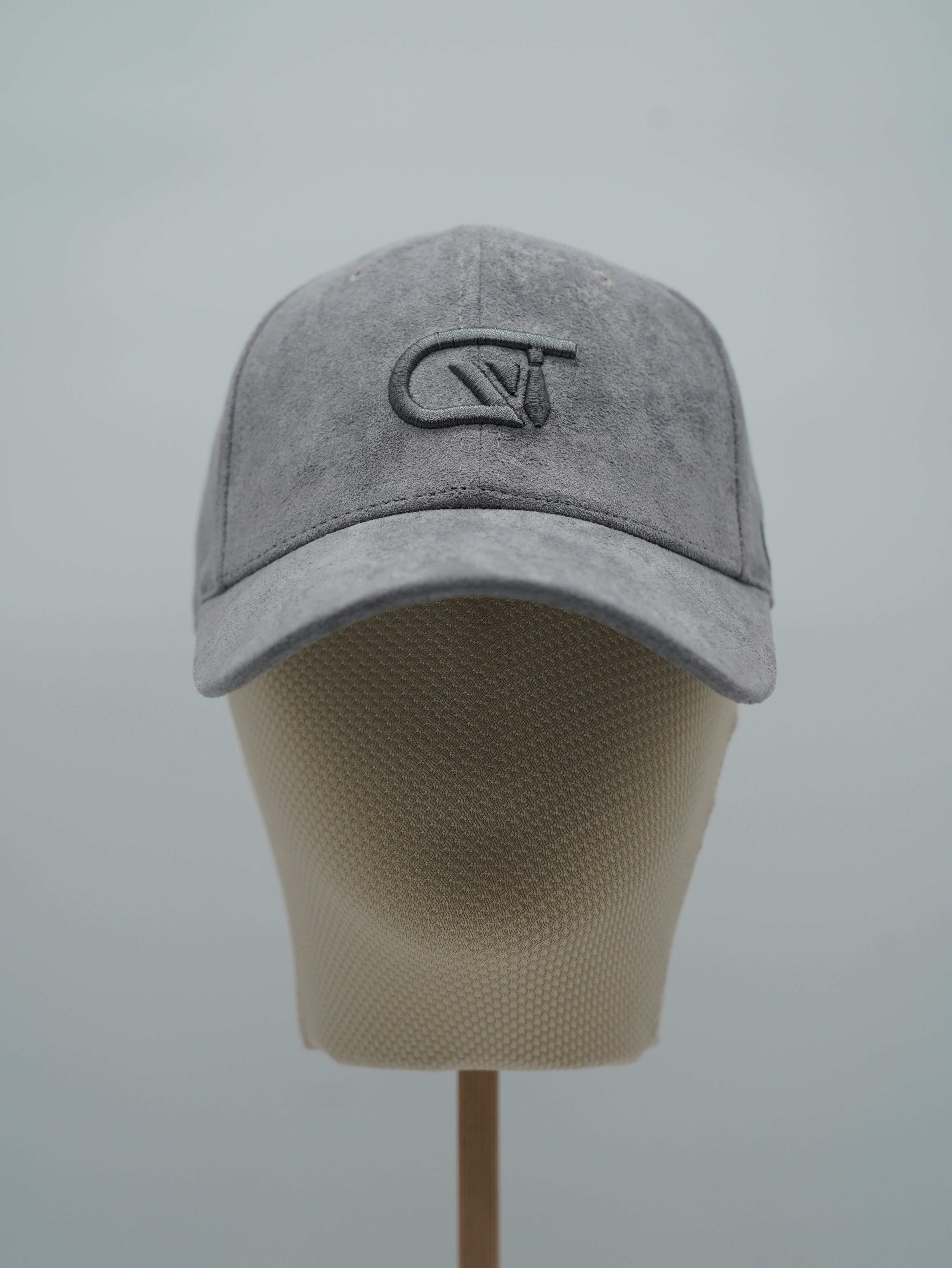 Cappello da baseball GT in camoscio grigio
