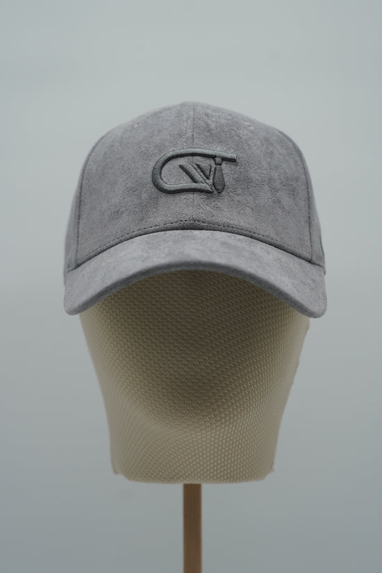 Cappello da baseball GT in camoscio grigio