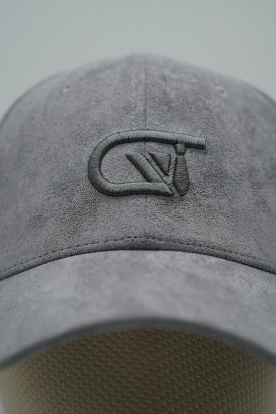 Cappello da baseball GT in camoscio grigio