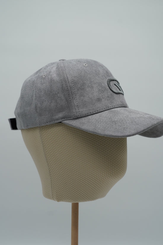 Cappello da baseball GT in camoscio grigio