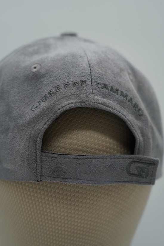 Cappello da baseball GT in camoscio grigio