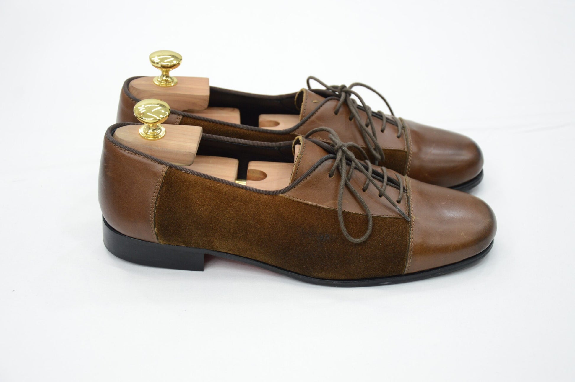 Mocassini modello bowling in pelle
