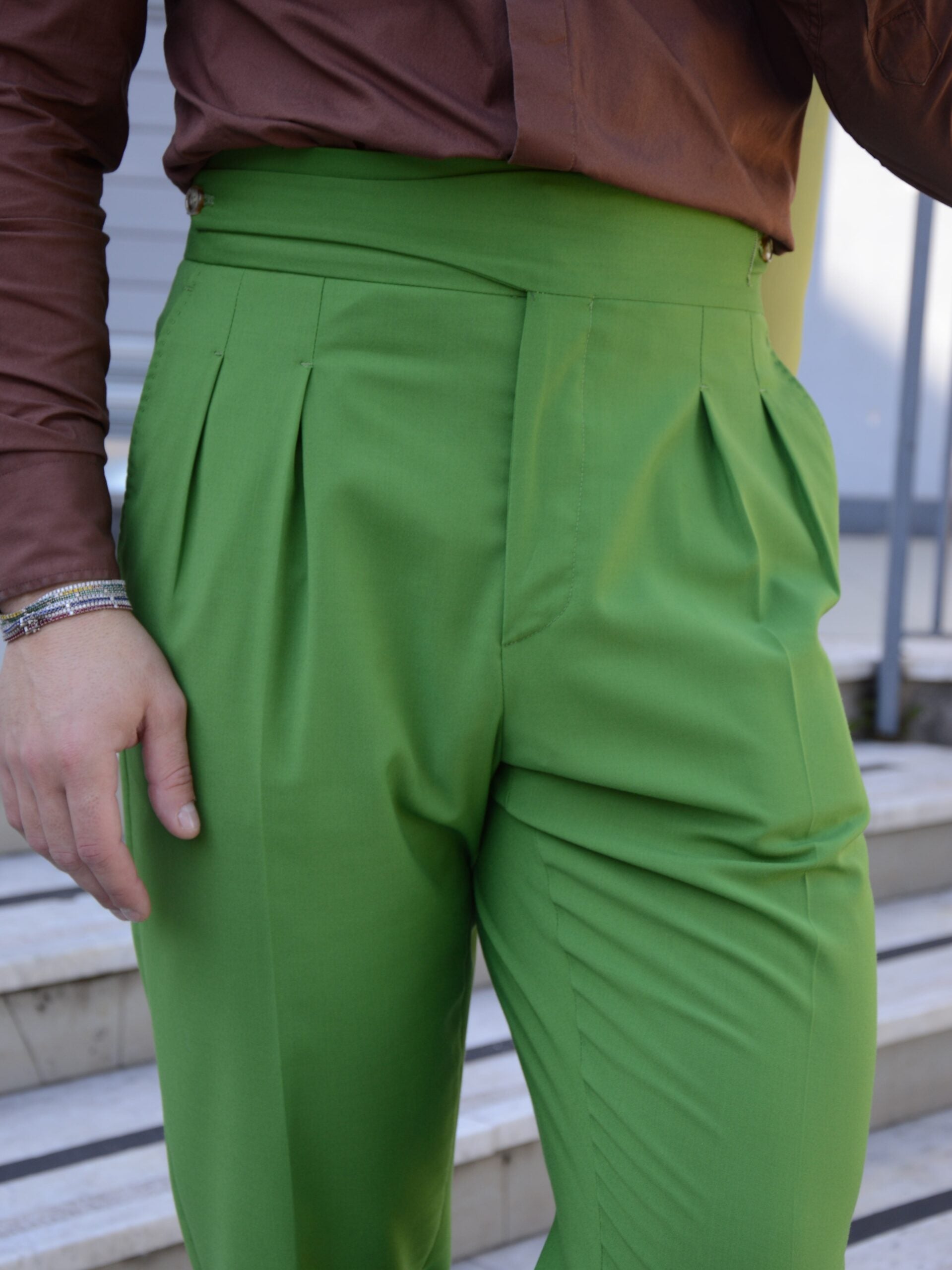 Abito Extensive Doppiopetto verde trifoglio