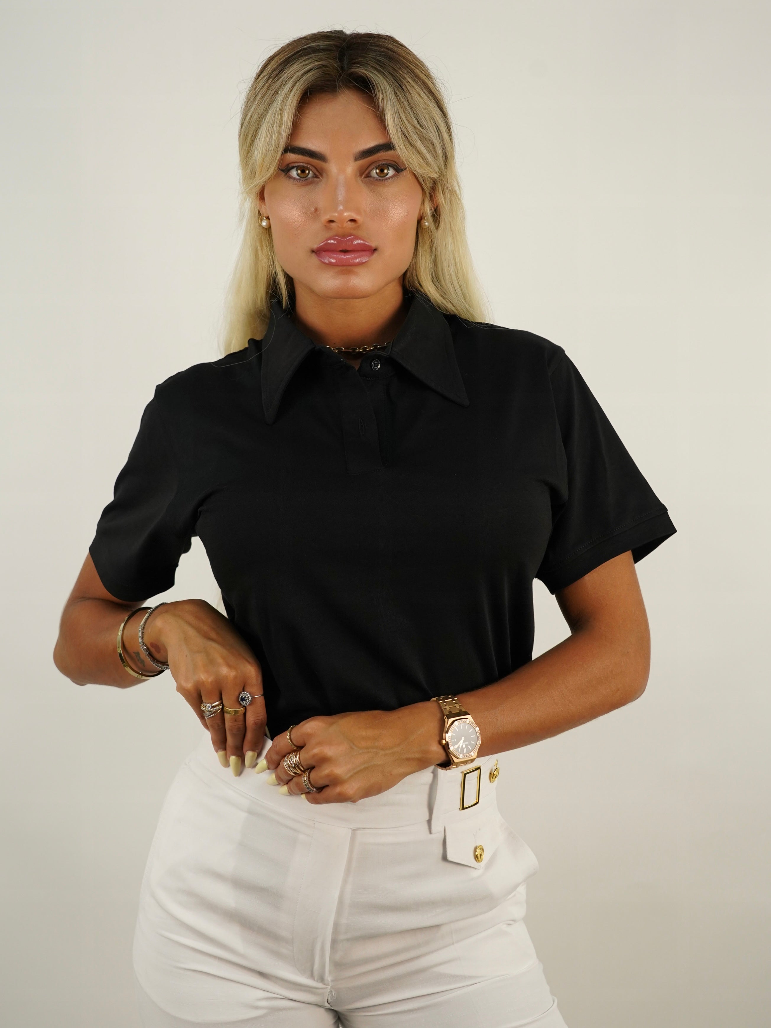 Polo Capri nera